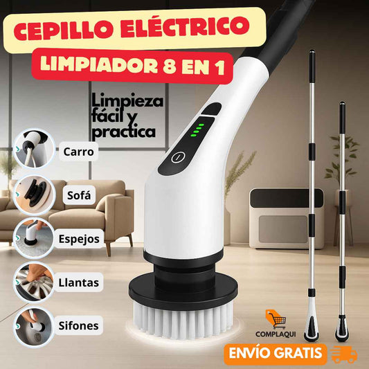 GiroMax - CEPILLO DE LIMPIEZA ELÉCTRICO GIRATORIO 9 EN 1