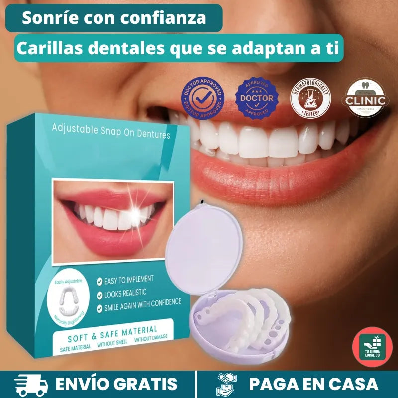 Aura White - Carillas dentales 2x1 arriba y abajo