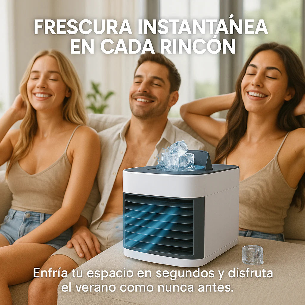 CoolZen Pro - Mini Aire Acondicionado 4 en 1 – ¡Enfría Tu Espacio en Segundos!