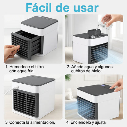 CoolZen Pro - Mini Aire Acondicionado 4 en 1 – ¡Enfría Tu Espacio en Segundos!