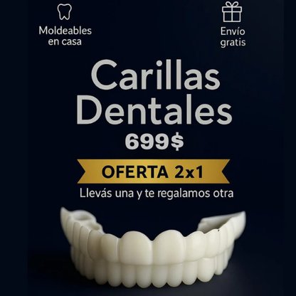 Aura White - Carillas dentales 2x1 arriba y abajo